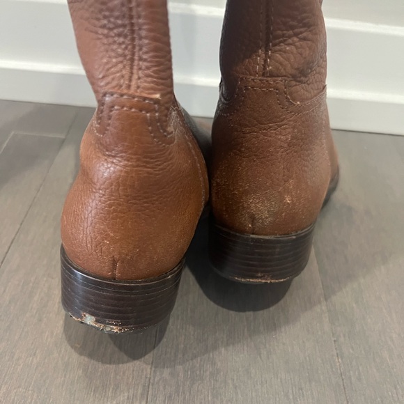 Tory Burch Jolie Leather Riding Boots in Rustic Brown - Size 7 - Picture 3 of 6